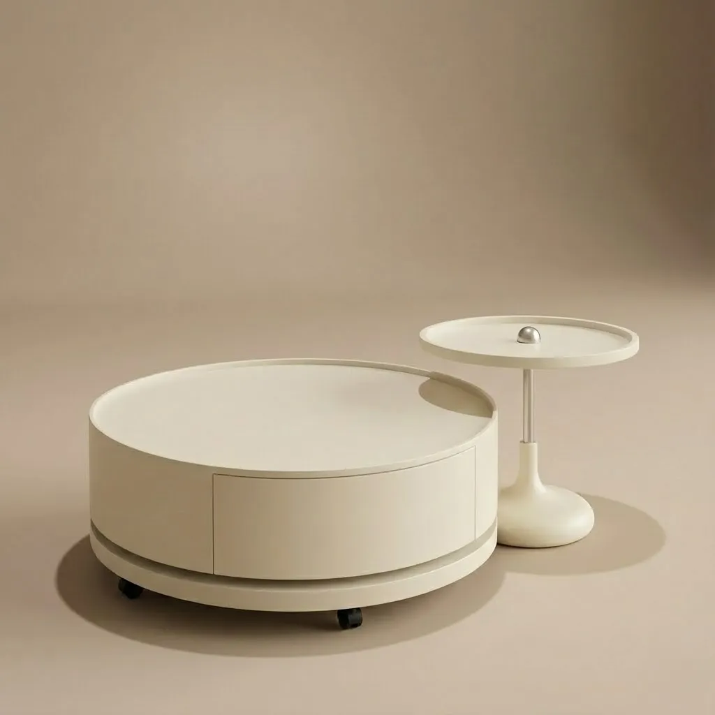 White Wood Coffee Table