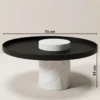 Crema Metal & Marble Coffee Table - luxury furniture Dubai UAE