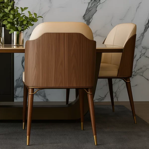 Modern Leather Dining Chair