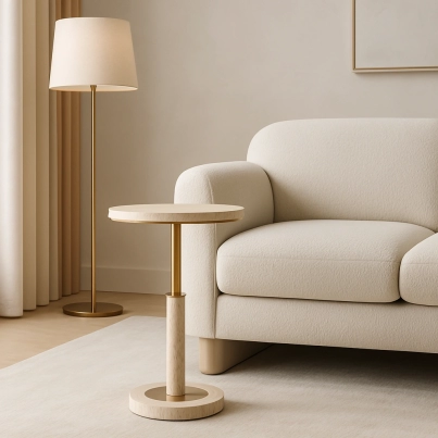 Modern Gold Side Table