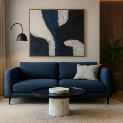 Round Marble Coffee Table