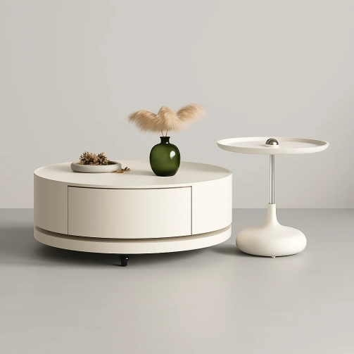White Wood Coffee Table