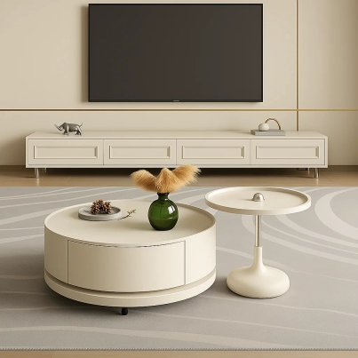 White Wood Coffee Table