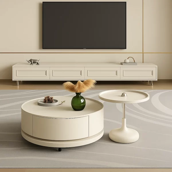 White Wood Coffee Table