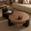 Walnut Glass Coffee Table