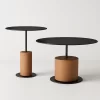 Black Concrete Side Table