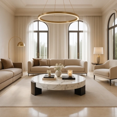 Modern Marble Coffee Table