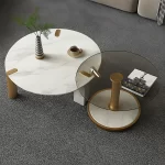 Sintered Stone Glass Coffee Table Set