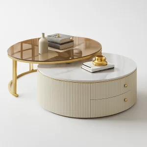 Modern Gold Coffee Table