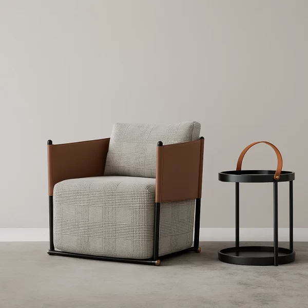 Modern Grey Armchair