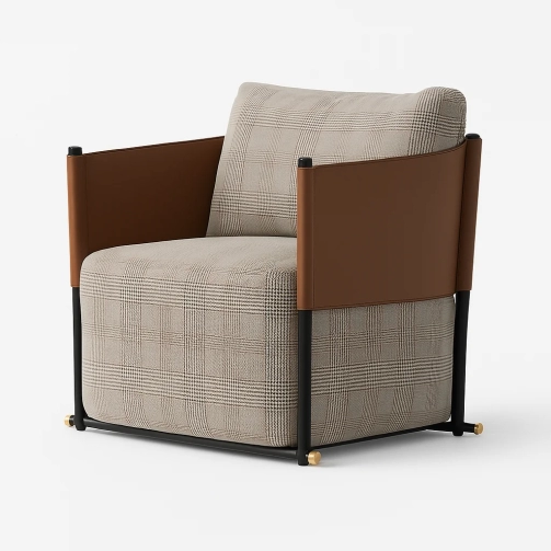 Modern Grey Armchair