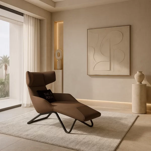 Modern Faux Leather Chair