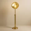 Gold Spiral Floor Lamp