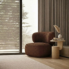 FERM Modern White Rubber Wood Side Table | 7 Elegant Scandinavian Design Features