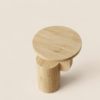 FERM Modern White Rubber Wood Side Table | 7 Elegant Scandinavian Design Features