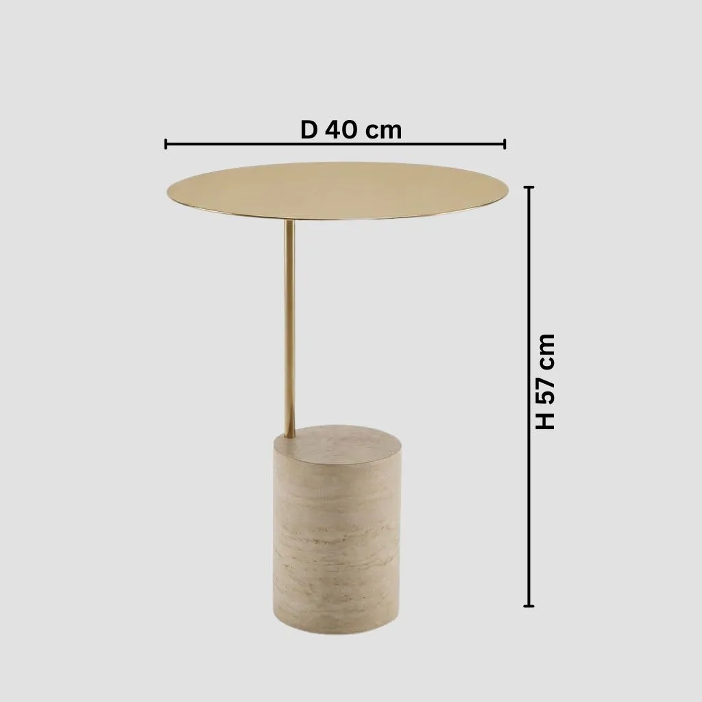 Iris side table