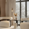 Beige Black Side Table - Lanny | Modern Design | Majestic Home (2026)