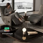 Lazy swivel chair