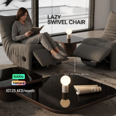 Lazy swivel chair