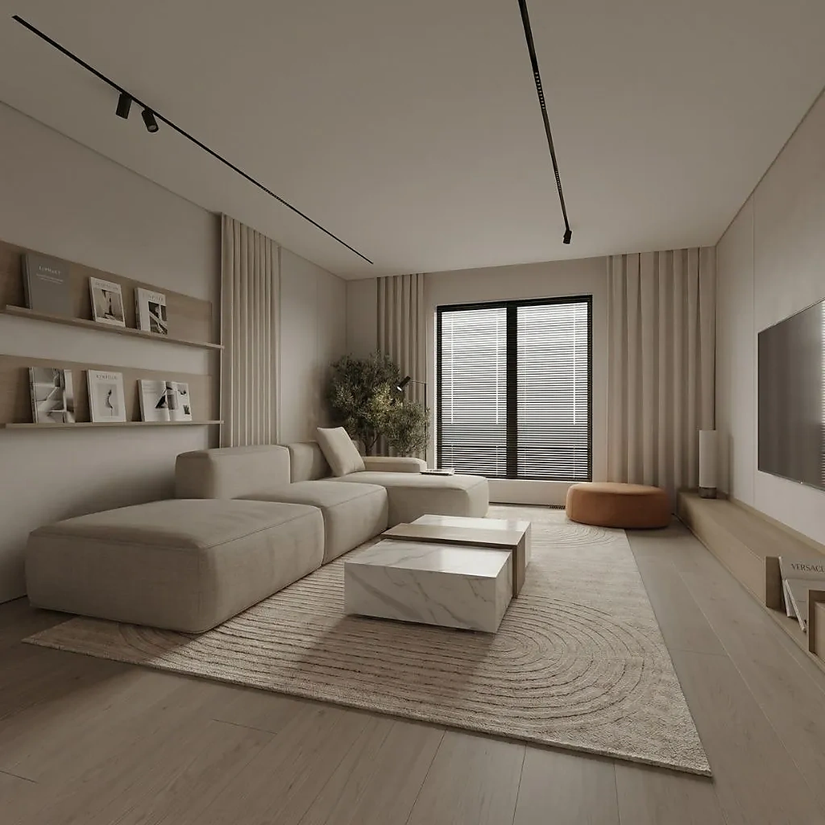5 Luxury Marble Wood Coffee Table Designs for Modern Living Rooms
