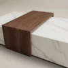 5 Luxury Marble Wood Coffee Table Designs for Modern Living Rooms
