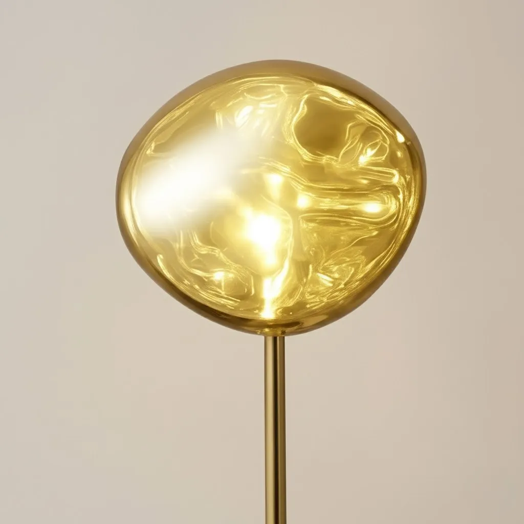 Spiral floor lamp