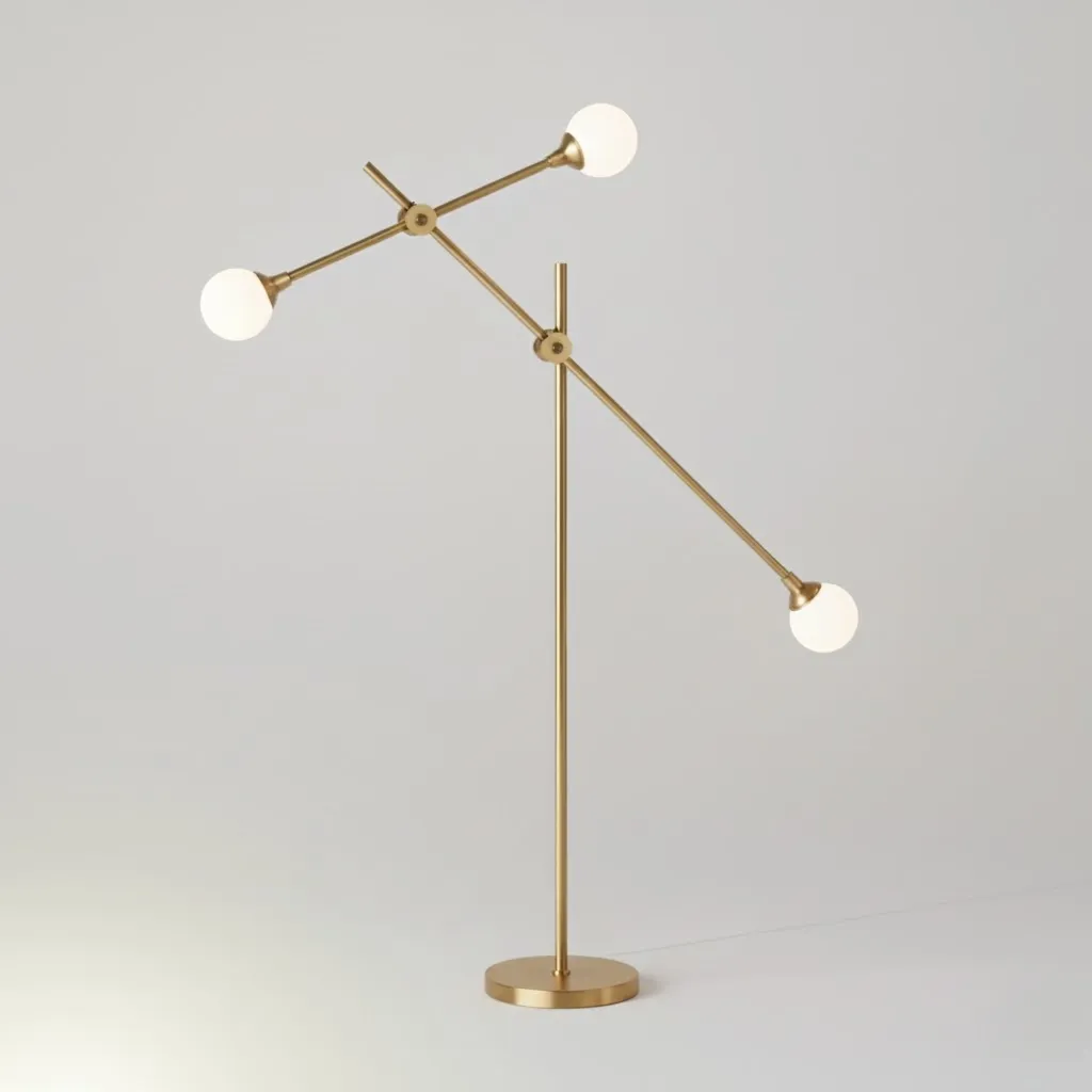 Nordic Gold Floor Lamp