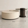 Malima Wood & Glass Coffee Table - luxury furniture Dubai UAE