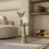 Marbello Elegant Marble & Metal Side Table - luxury furniture Dubai UAE