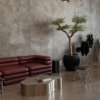 Mirley Grey Stainless Steel Side Table - luxury furniture Dubai UAE