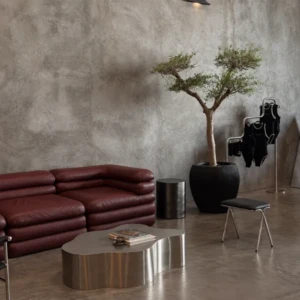 Grey Stainless Steel Table - Mirley | Majestic Home UAE