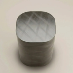 Mirley Grey Stainless Steel Side Table