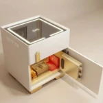 MONTI BEIGE WOOD NIGHT TABLE