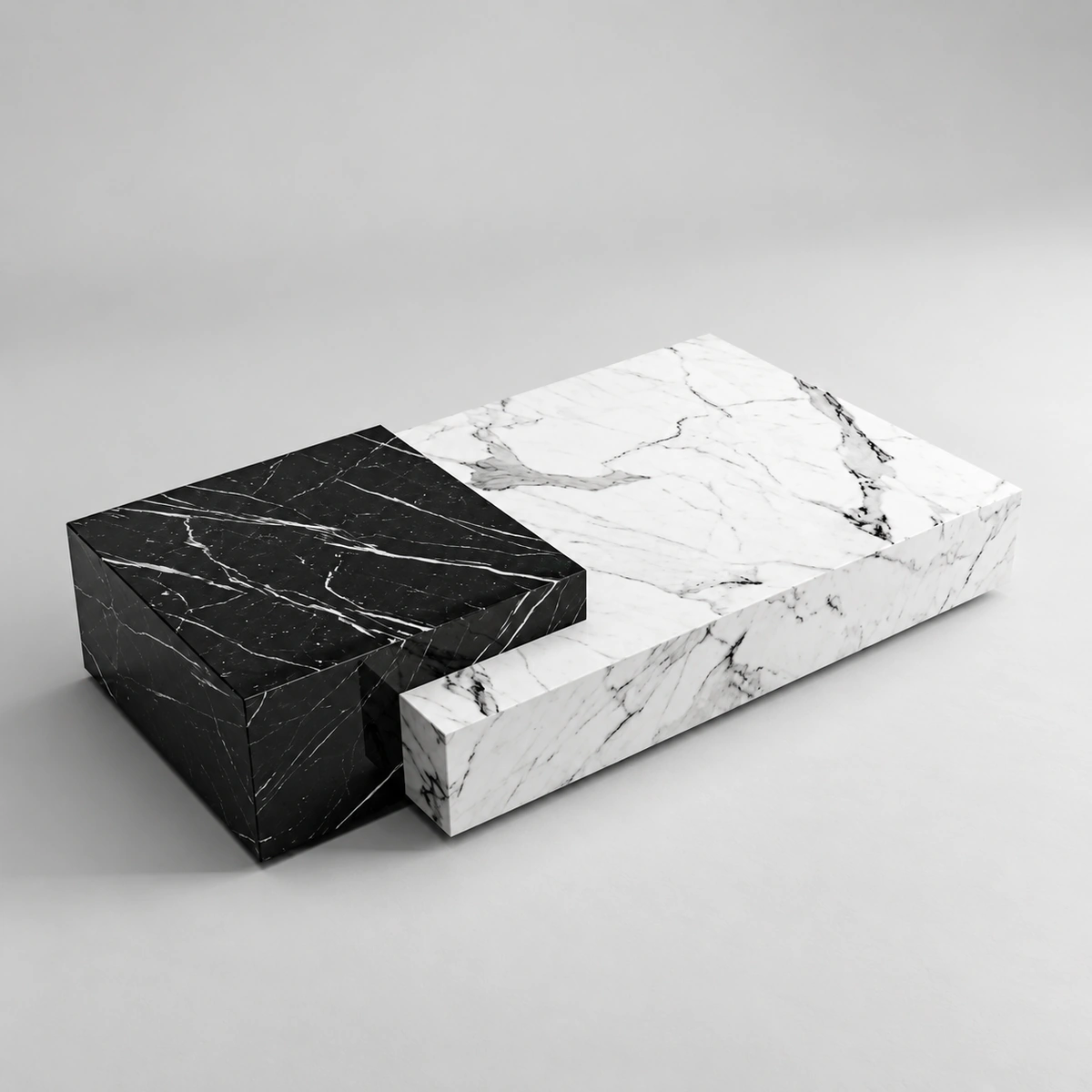 Pana Coffee Table Black & White Marble Effect Coffee Table 7 Features Luxury Rock Stone Design Modern 2026