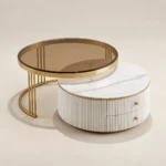 Rina Tempered Glass Coffee Table