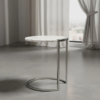Stowe Side Elegant Marble & Metal Side Table - luxury furniture Dubai UAE