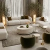 Charming White Wood Coffee Table - Yulan | Majestic Home