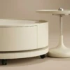 Yulan White Wood Coffee Table Set - luxury furniture Dubai UAE