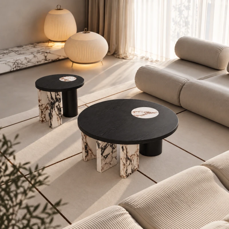 Cambridge MDF & Sintered Stone Coffee Table | Majestic Home