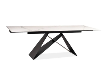 MAYRA WHITE TOP MARBLE DINING TABLE