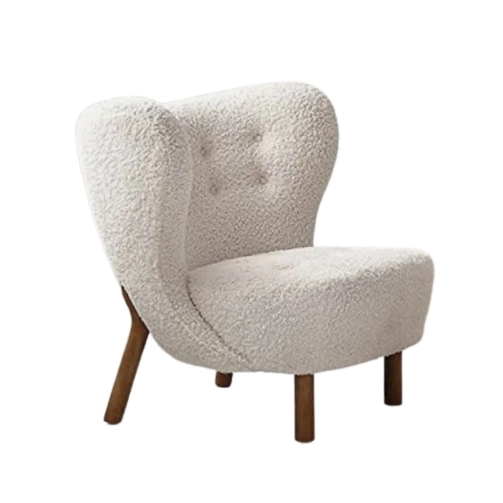 BAILEY WHITE LOUNGE CHAIR