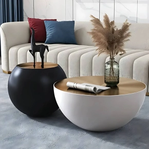 DRUM ROUND COFFE TABLE