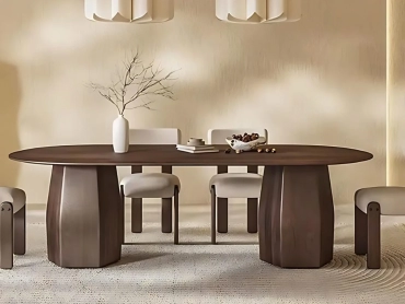 GRAICE WOOD DINING TABLE