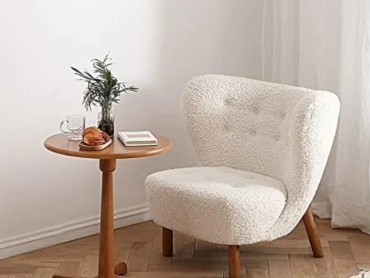 BAILEY WHITE LOUNGE CHAIR