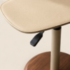 Alicia Side Table Adjustable Height Luxury Cream Leather Top Modern Side Table (2026)