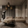 Celina Modular Sofa Minimalist 3 Seater with Coffee Table Modern Modular Living Room Sofa