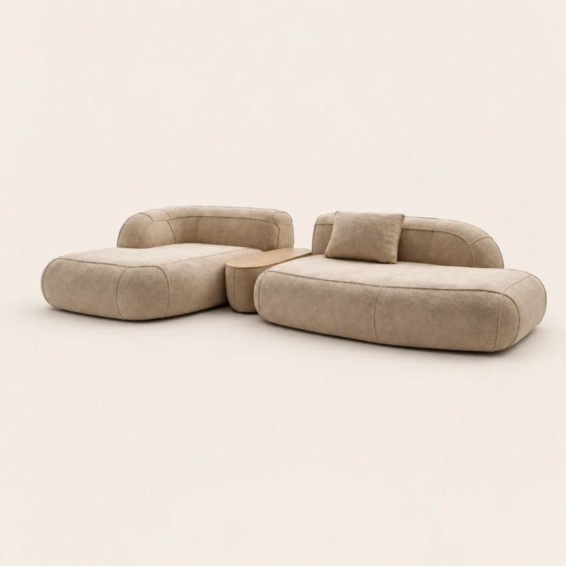 Celina 3 Seater Minimalist Modular Sofa | Majestic Home UAE
