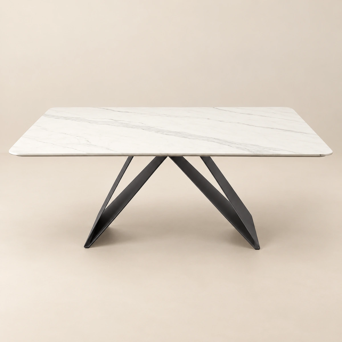 Mayra Black Sintered Dining Table