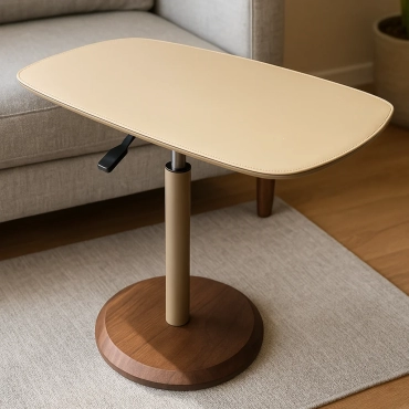 Adjustable Height Side Table