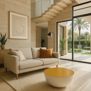 Modern Drum Coffee Table